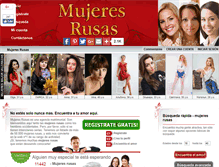 Tablet Screenshot of mujeresrusas.org